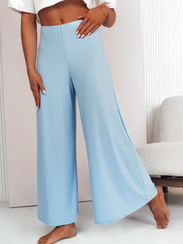 Spodnie Damskie>Dstreet Spodnie damskie wide leg TERENI błękitne UY2003