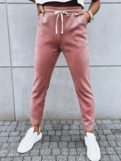 Spodnie Damskie>Dstreet Spodnie dresowe damskie ASTRO różowe UY1659