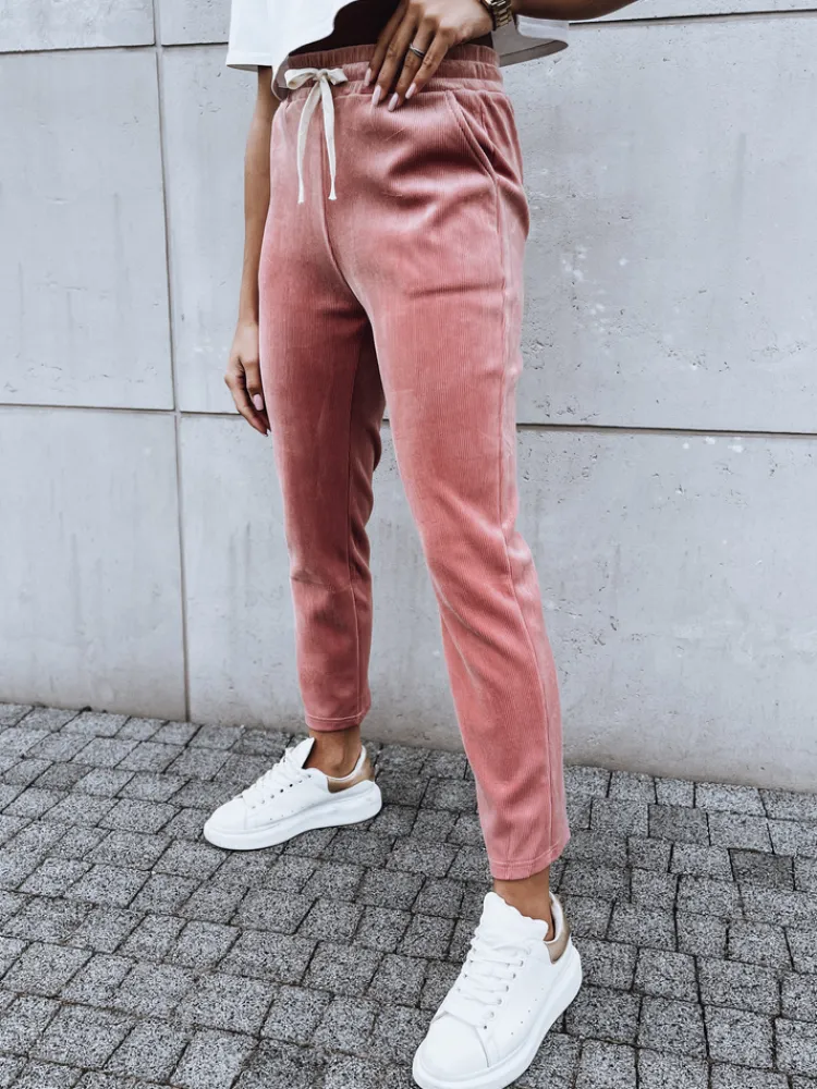 Spodnie Damskie>Dstreet Spodnie dresowe damskie ASTRO różowe UY1659