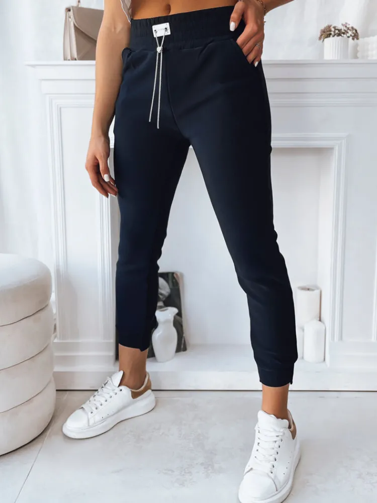 Spodnie Damskie>Dstreet Spodnie dresowe damskie INNES granatowe UY1792