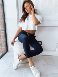 Spodnie Damskie>Dstreet Spodnie dresowe damskie INNES granatowe UY1792