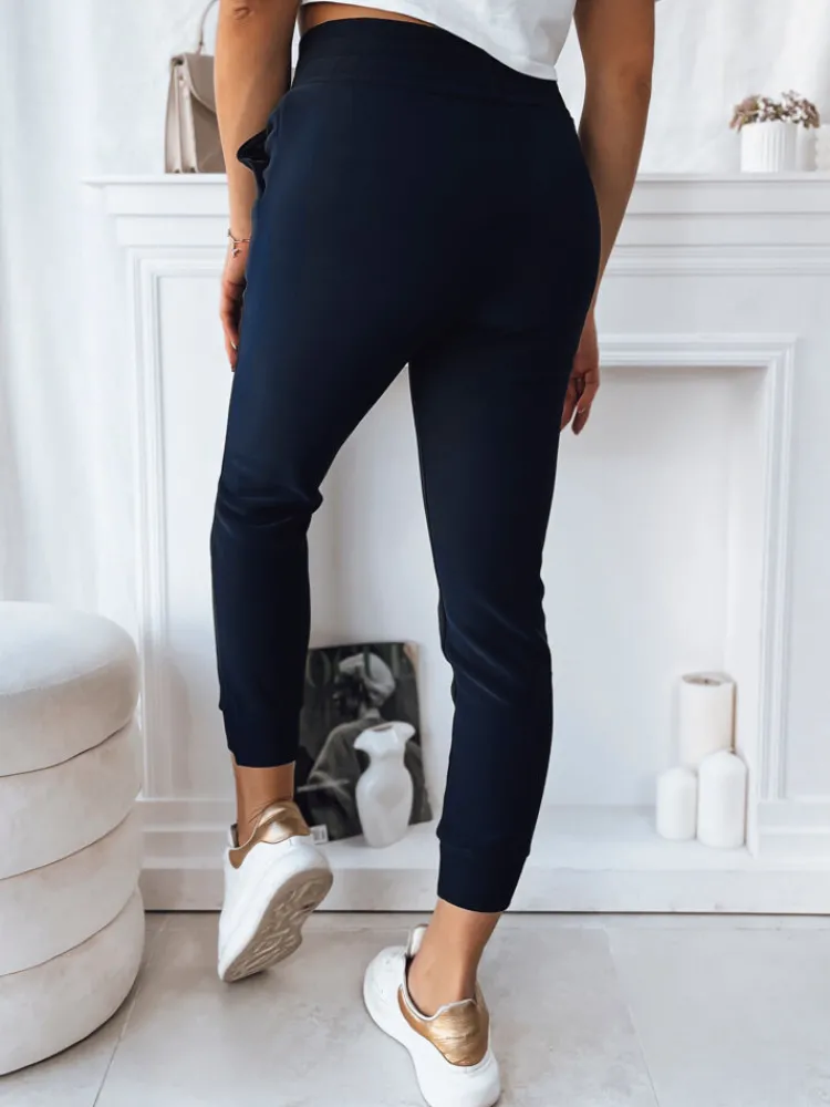 Spodnie Damskie>Dstreet Spodnie dresowe damskie INNES granatowe UY1792