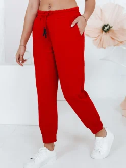 Spodnie Damskie>Dstreet Spodnie dresowe damskie MADMAX pomarańczowe UY1428