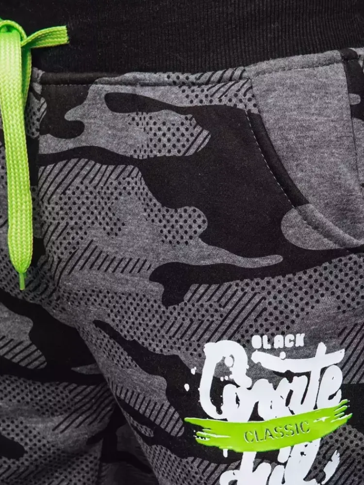 Spodnie Męskie>Dstreet Spodnie dresowe męskie antracytowe UX3447