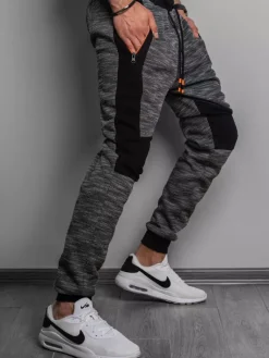 Spodnie Męskie>Dstreet Spodnie dresowe męskie ciemnoszare UX3023