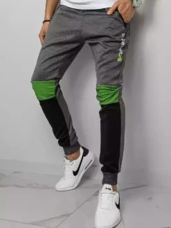 Spodnie Męskie>Dstreet Spodnie dresowe męskie jasnoszare UX3060