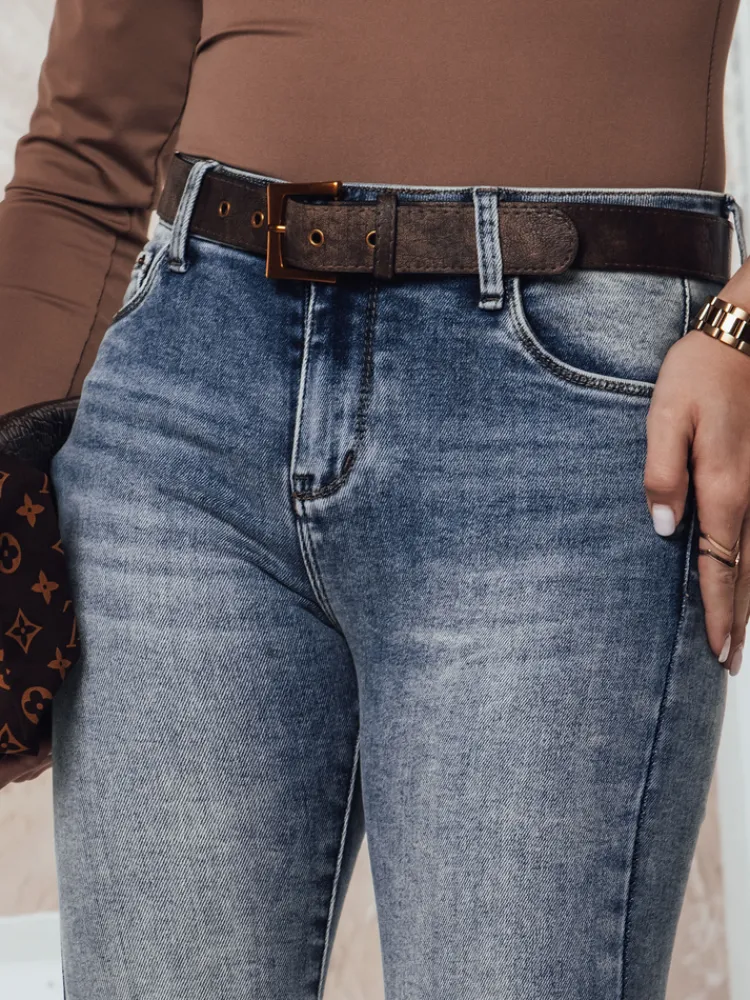 Jeansy Damskie>Dstreet Spodnie jeansowe damskie JEANSPURE niebieskie UY2307