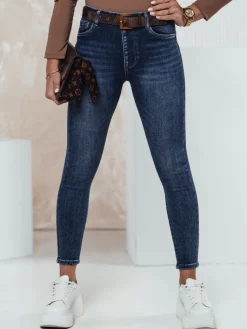 Jeansy Damskie>Dstreet Spodnie jeansowe damskie UNCLASSICA push up UY2322