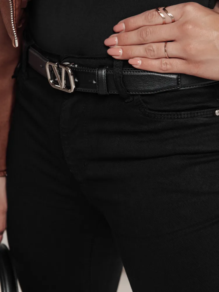 Spodnie Damskie>Dstreet Spodnie jeansowe damskie FREEREX typu bootcut czarne UY2225