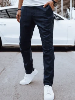 Spodnie Męskie>Dstreet Spodnie męskie casual ciemnogranatowe UX4381