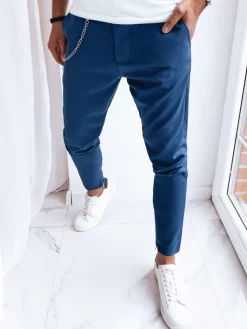 Spodnie Męskie>Dstreet Spodnie męskie casual ciemnoniebieskie UX4009