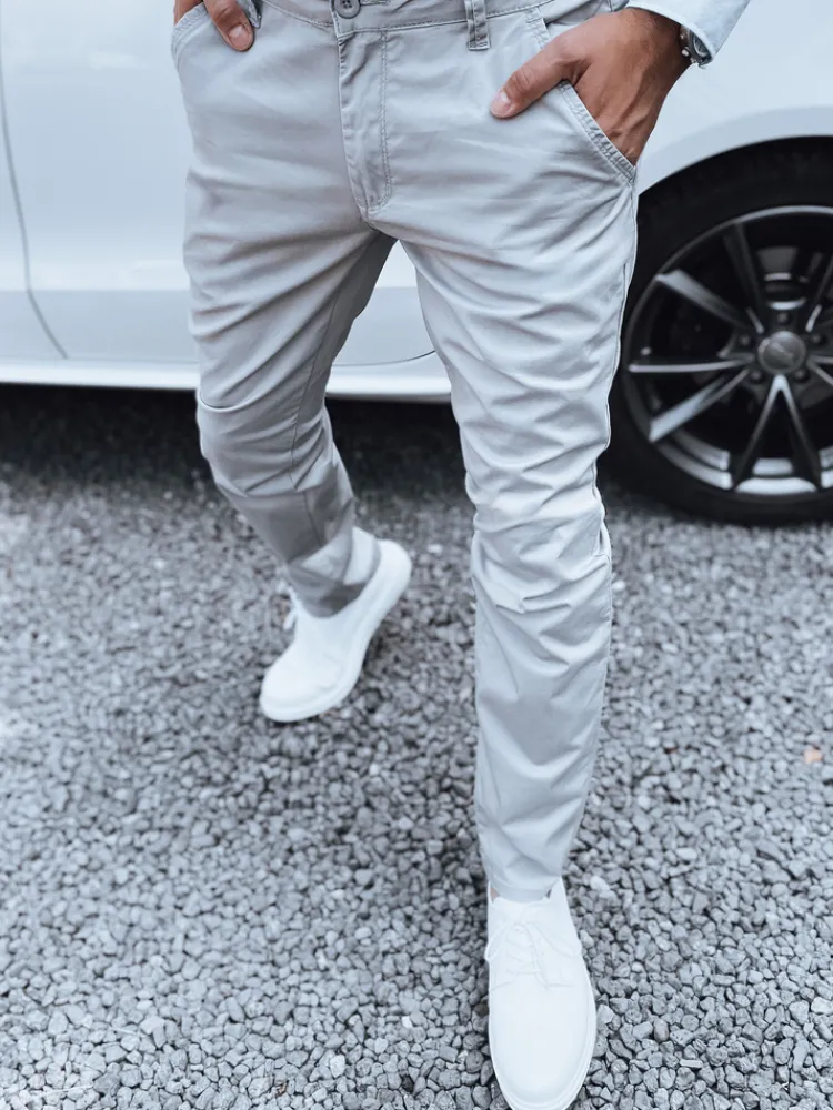 Wyjątkowe Okazje|Spodnie Męskie>Dstreet Spodnie męskie chinosy ciemnoszare UX4340