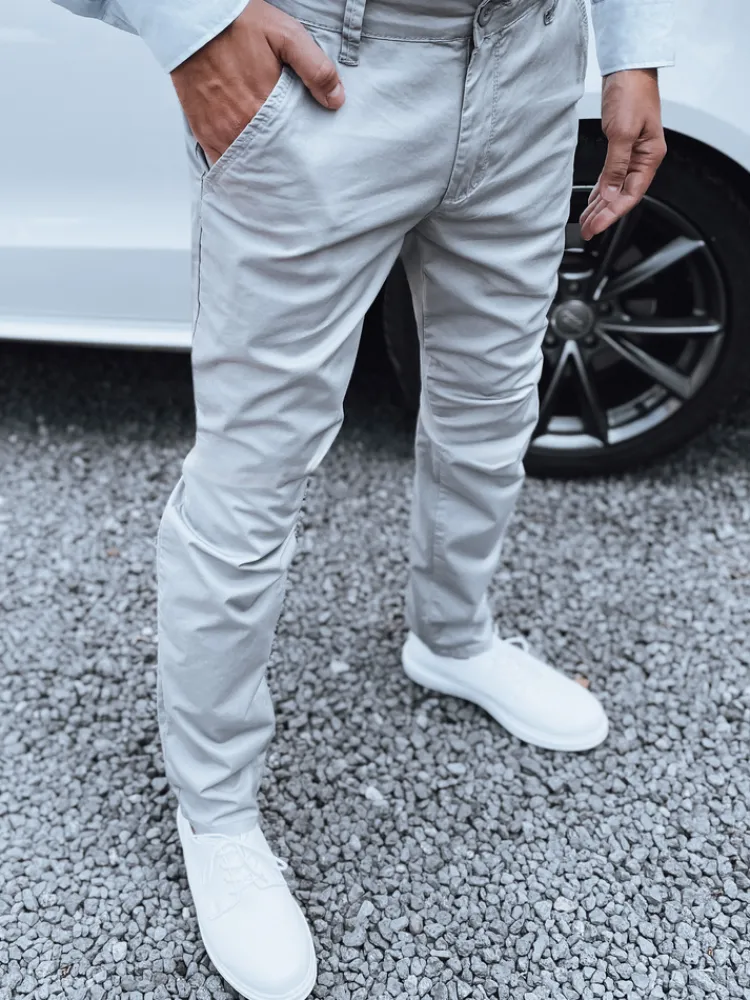 Wyjątkowe Okazje|Spodnie Męskie>Dstreet Spodnie męskie chinosy ciemnoszare UX4340