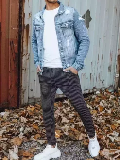 Spodnie Męskie>Dstreet Spodnie męskie chinosy ciemnoszare UX3430