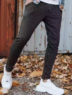 Spodnie Męskie>Dstreet Spodnie męskie chinosy czarne UX3431