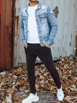 Spodnie Męskie>Dstreet Spodnie męskie chinosy czarne UX3431