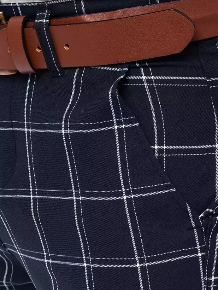 Spodnie Męskie>Dstreet Spodnie męskie chinosy granatowe UX3690