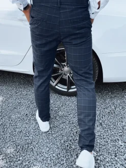 Spodnie Męskie>Dstreet Spodnie męskie ciemnogranatowe UX4391