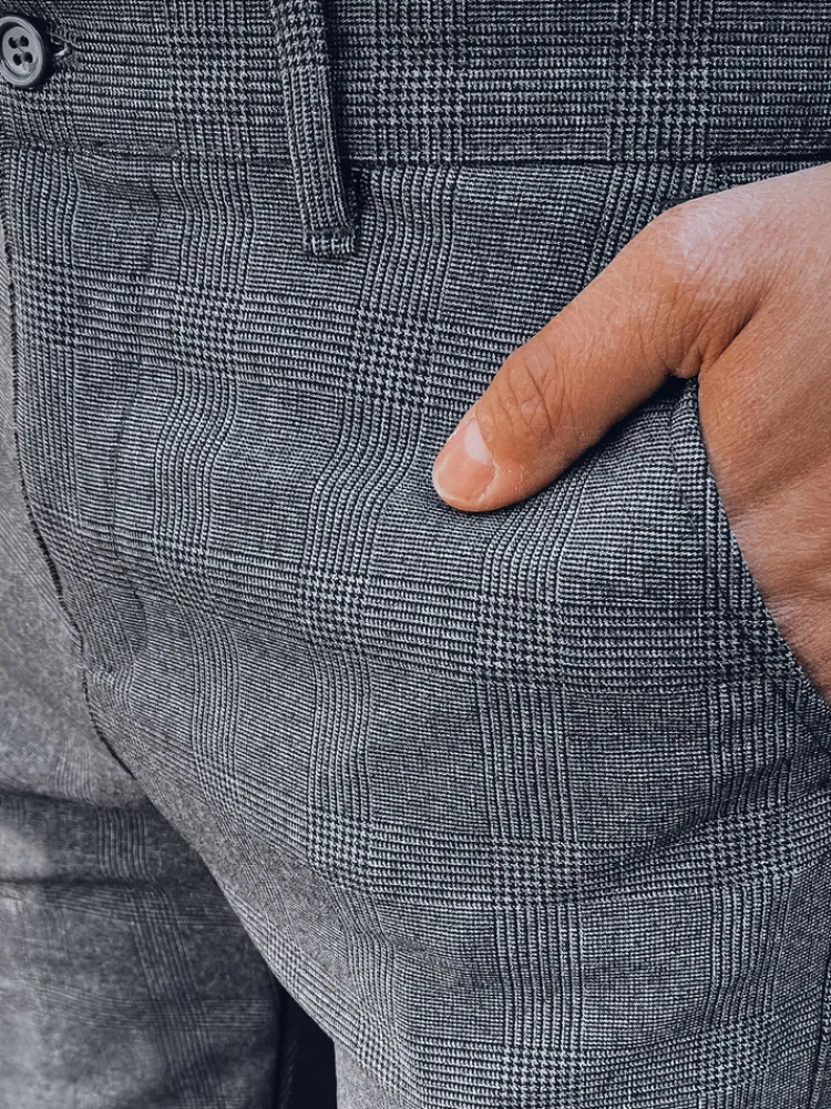 Wyjątkowe Okazje|Spodnie Męskie>Dstreet Spodnie męskie ciemnoszare UX4384