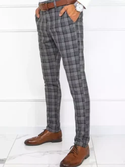 Spodnie Męskie>Dstreet Spodnie męskie ciemnoszare UX3789