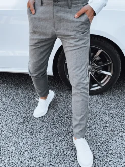 Wyjątkowe Okazje|Spodnie Męskie>Dstreet Spodnie męskie ciemnoszare UX4394