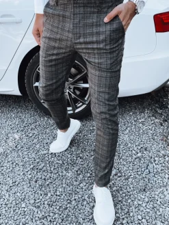 Wyjątkowe Okazje|Spodnie Męskie>Dstreet Spodnie męskie ciemnoszare UX4404