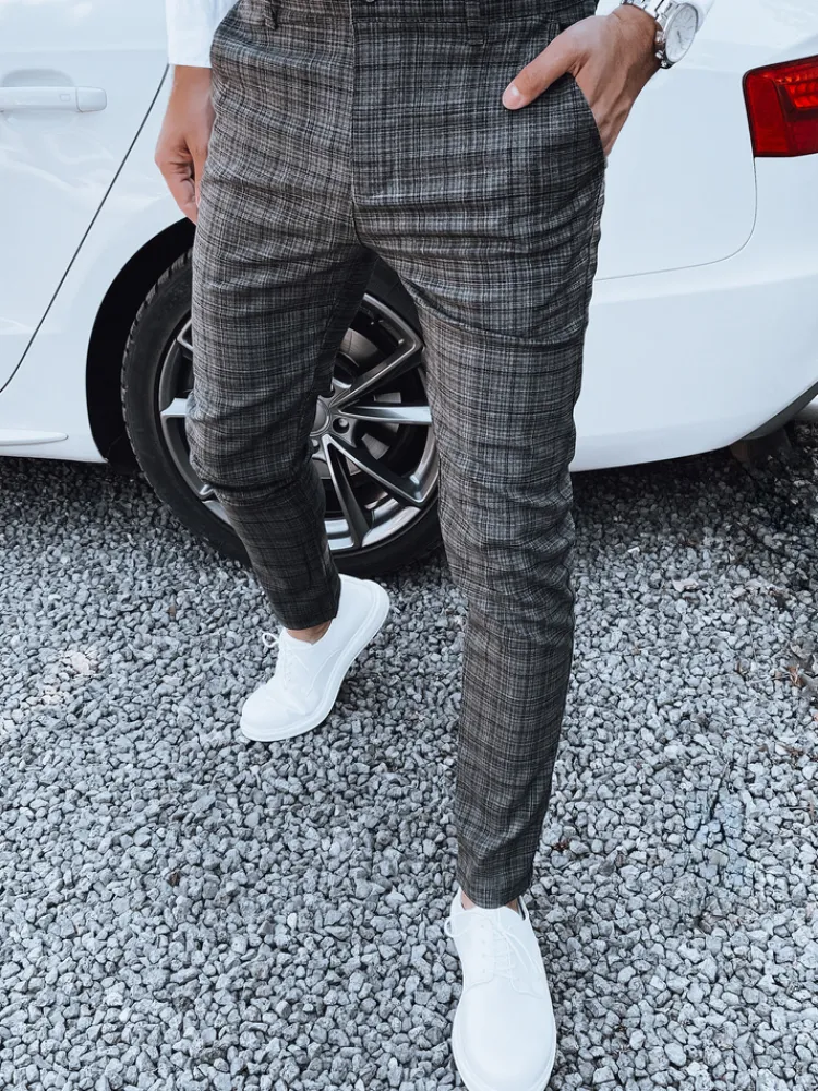 Wyjątkowe Okazje|Spodnie Męskie>Dstreet Spodnie męskie ciemnoszare UX4404