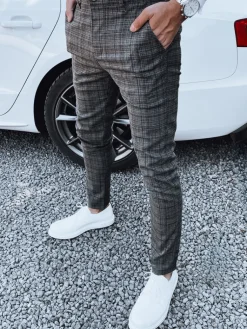 Wyjątkowe Okazje|Spodnie Męskie>Dstreet Spodnie męskie ciemnoszare UX4404