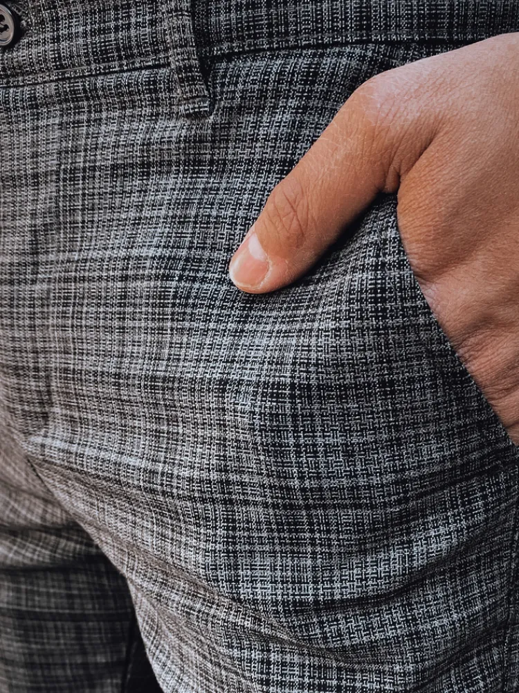 Wyjątkowe Okazje|Spodnie Męskie>Dstreet Spodnie męskie ciemnoszare UX4404