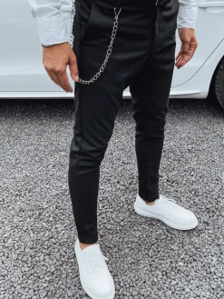 Spodnie Męskie>Dstreet Spodnie męskie czarne UX4380