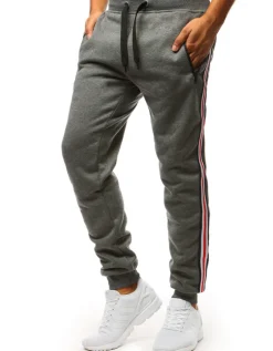 Spodnie Męskie>Dstreet Spodnie męskie dresowe antracytowe UX3623