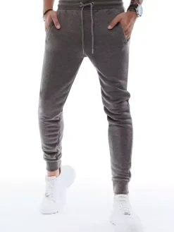 Spodnie Męskie>Dstreet Spodnie męskie dresowe antracytowe UX3346