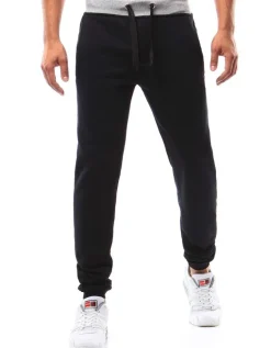 Spodnie Męskie>Dstreet Spodnie męskie dresowe czarne UX2213