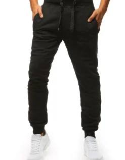 Spodnie Męskie>Dstreet Spodnie męskie dresowe czarne UX2395
