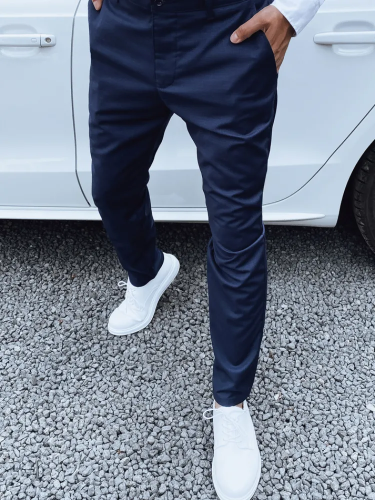 Wyjątkowe Okazje|Spodnie Męskie>Dstreet Spodnie męskie granatowe UX4411