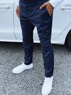 Wyjątkowe Okazje|Spodnie Męskie>Dstreet Spodnie męskie granatowe UX4411