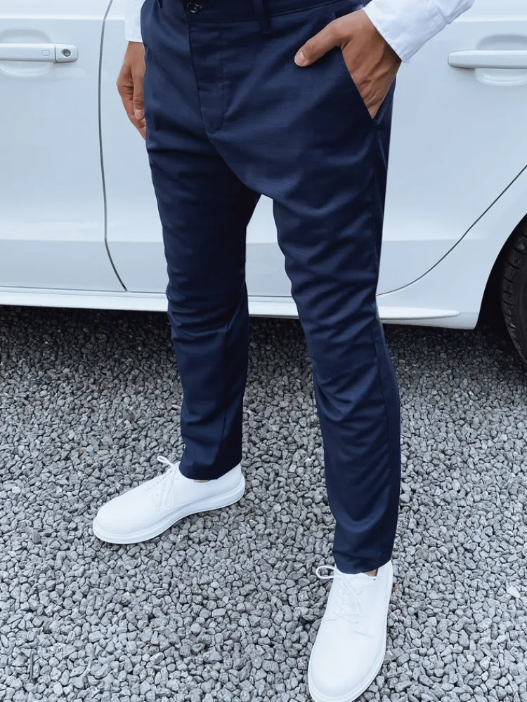 Wyjątkowe Okazje|Spodnie Męskie>Dstreet Spodnie męskie granatowe UX4411