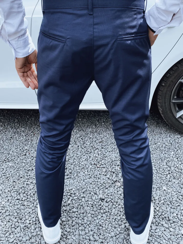 Wyjątkowe Okazje|Spodnie Męskie>Dstreet Spodnie męskie granatowe UX4411