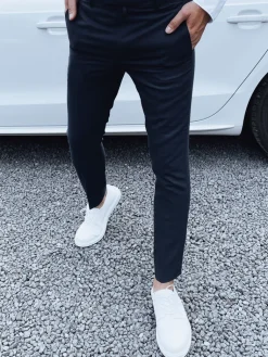 Spodnie Męskie>Dstreet Spodnie męskie granatowe UX4286