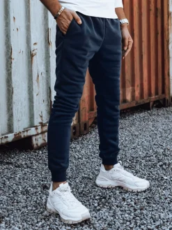 Spodnie Męskie>Dstreet Spodnie męskie granatowe UX4432