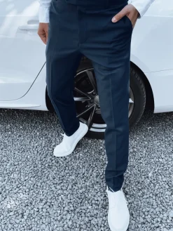 Wyjątkowe Okazje|Spodnie Męskie>Dstreet Spodnie męskie granatowe UX4288