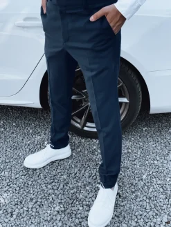 Wyjątkowe Okazje|Spodnie Męskie>Dstreet Spodnie męskie granatowe UX4288