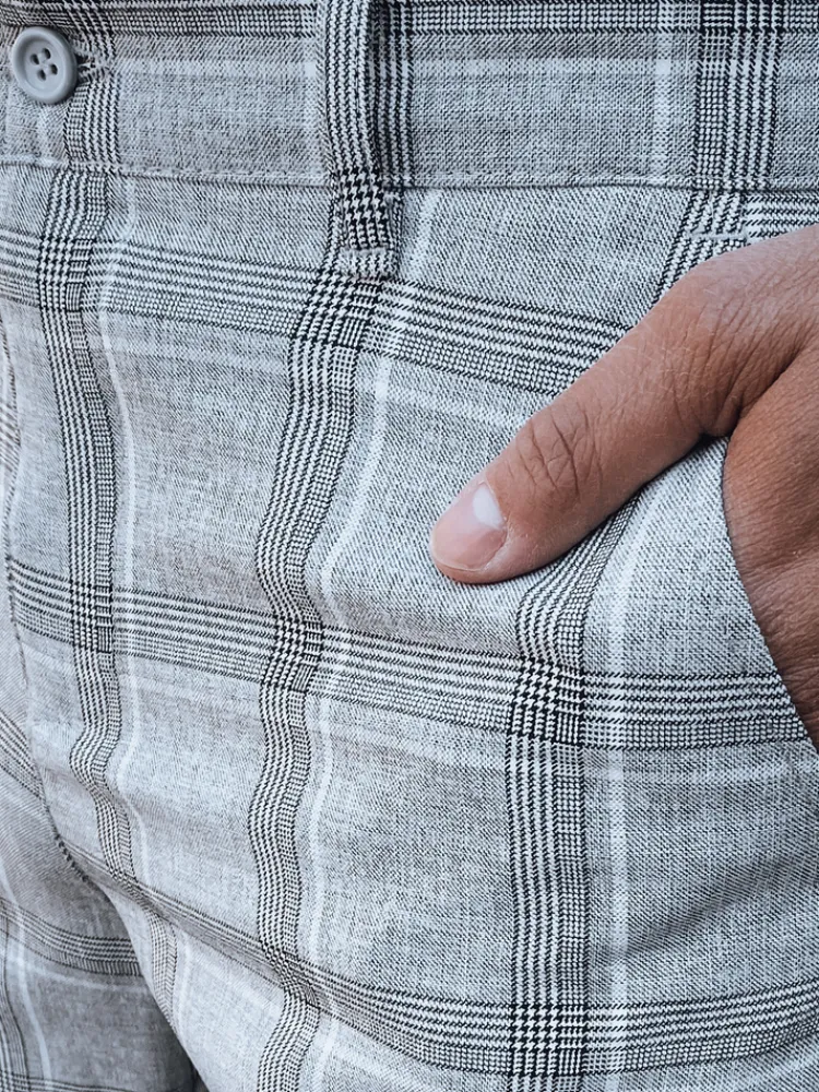 Wyjątkowe Okazje|Spodnie Męskie>Dstreet Spodnie męskie jasnoszare UX4405