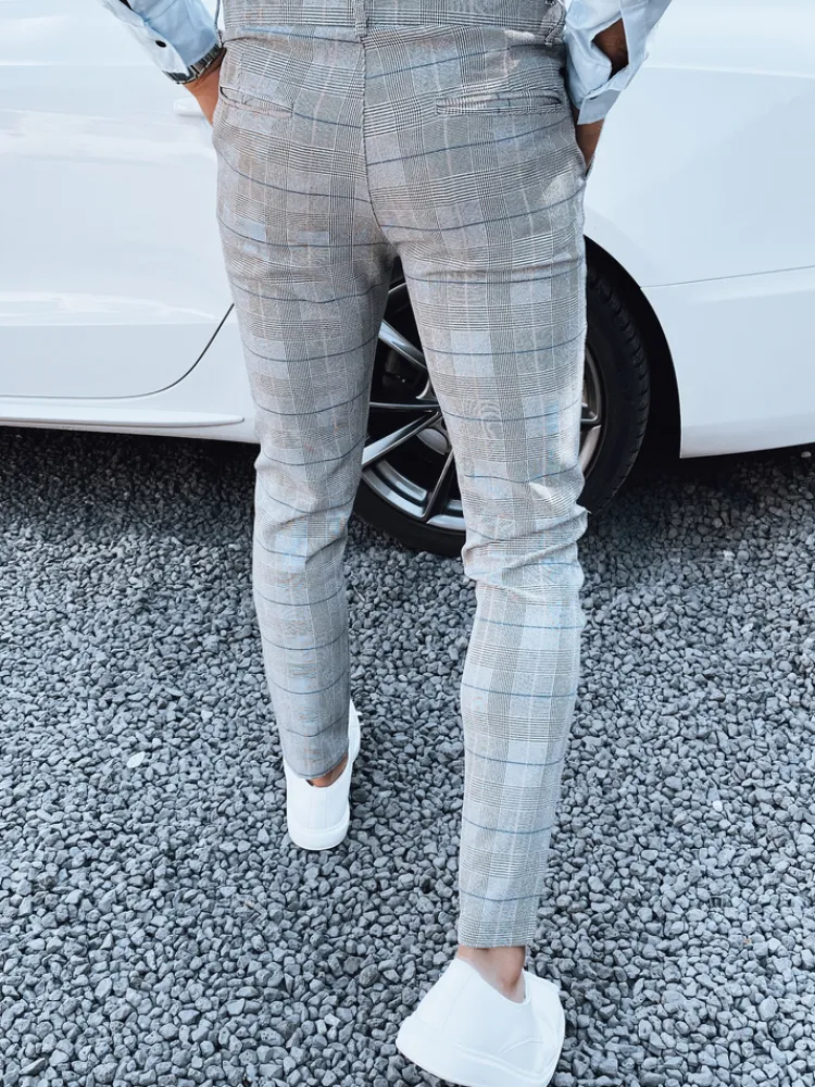 Wyjątkowe Okazje|Spodnie Męskie>Dstreet Spodnie męskie jasnoszare UX4407