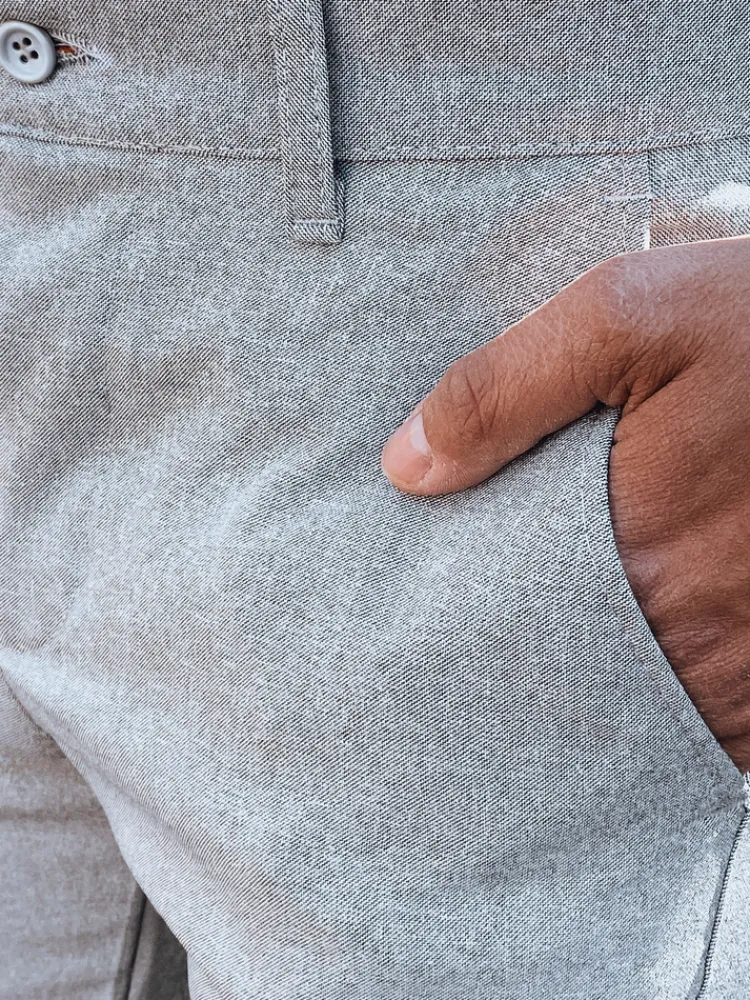 Wyjątkowe Okazje|Spodnie Męskie>Dstreet Spodnie męskie jasnoszare UX4382