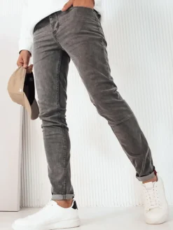 Spodnie Męskie|Jeansy Męskie>Dstreet Spodnie męskie jeansowe ciemnoszare UX4240