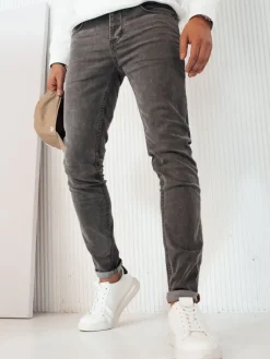 Spodnie Męskie|Jeansy Męskie>Dstreet Spodnie męskie jeansowe ciemnoszare UX4240