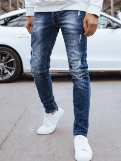Spodnie Męskie|Jeansy Męskie>Dstreet Spodnie męskie jeansowe granatowe UX3995