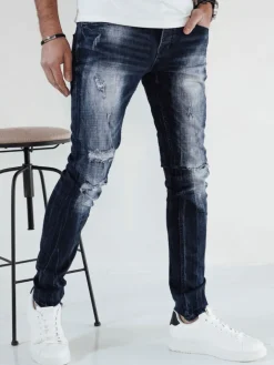 Spodnie Męskie|Jeansy Męskie>Dstreet Spodnie męskie jeansowe granatowe UX3993