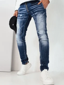 Spodnie Męskie|Jeansy Męskie>Dstreet Spodnie męskie jeansowe granatowe UX3828